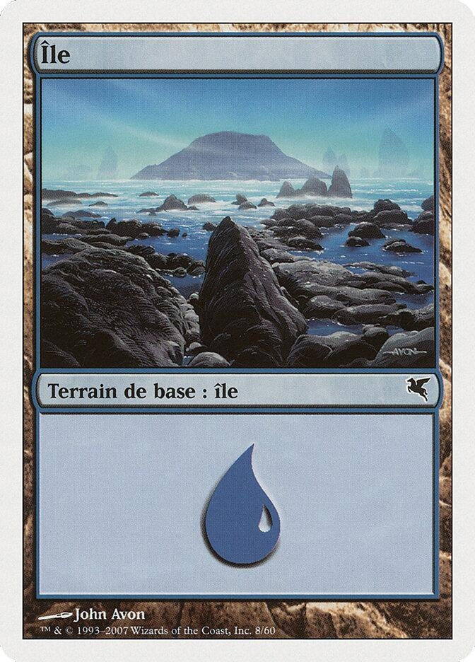 Island (French) - "Ile" (E8) (E8) (Magic Encyclopedia 2005 (Salvat/Hachette))