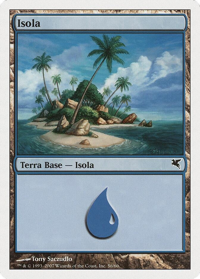 Island (Italian) - "Isola" (E56) (E56) (Magic Encyclopedia 2005 (Salvat/Hachette))