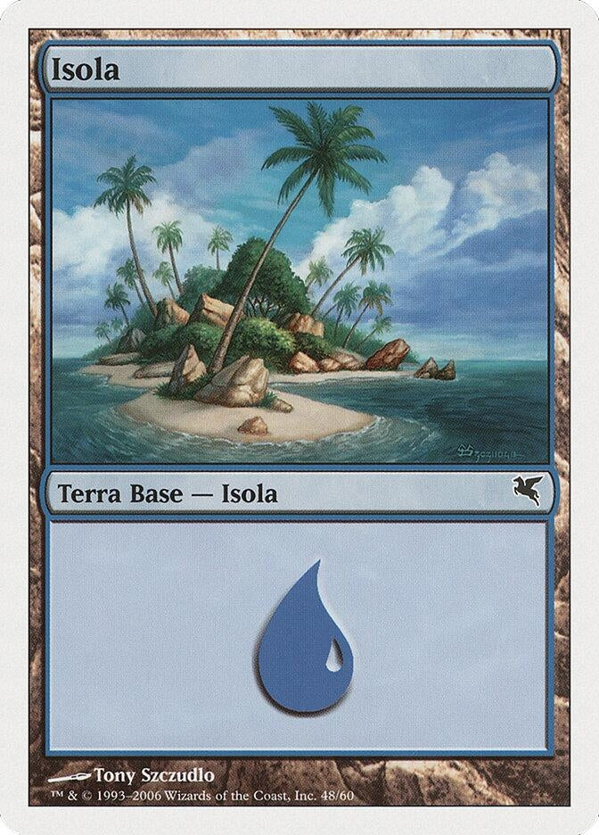 Island (Italian) - "Isola" (H48) (H48) (Magic Encyclopedia 2005 (Salvat/Hachette))