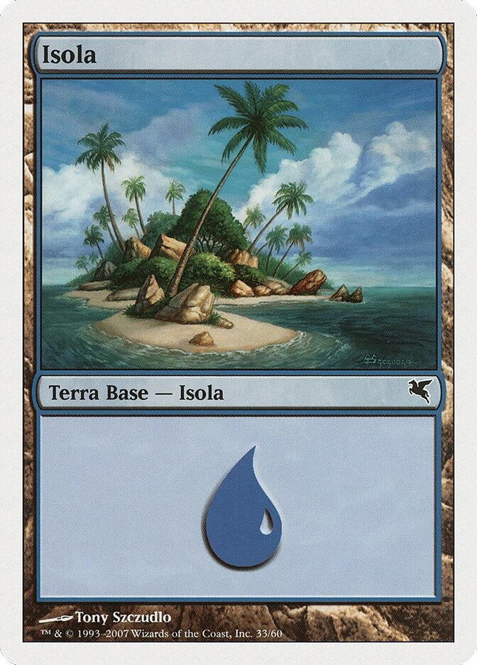 Island (Italian) - "Isola" (E33) (E33) (Magic Encyclopedia 2005 (Salvat/Hachette))
