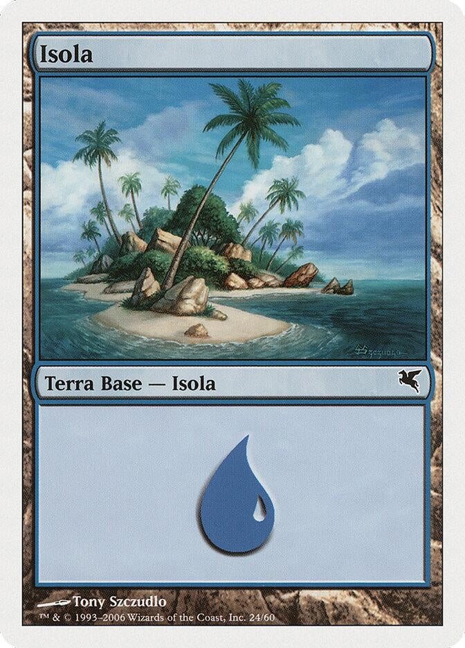 Island (Italian) - "Isola" (G24) (G24) (Magic Encyclopedia 2005 (Salvat/Hachette))