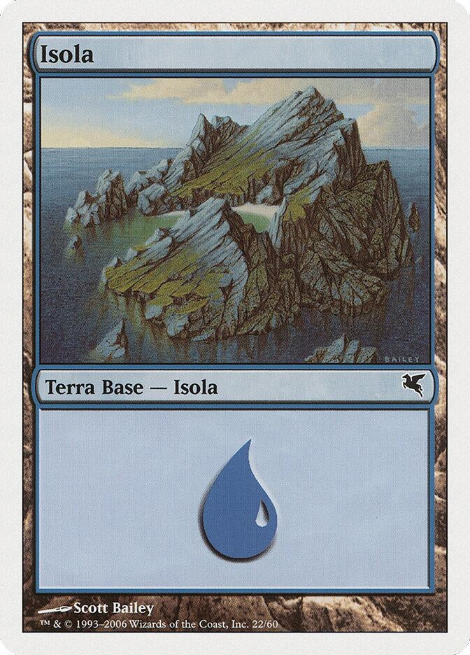 Island (Italian) - "Isola" (H22) (H22) (Magic Encyclopedia 2005 (Salvat/Hachette))