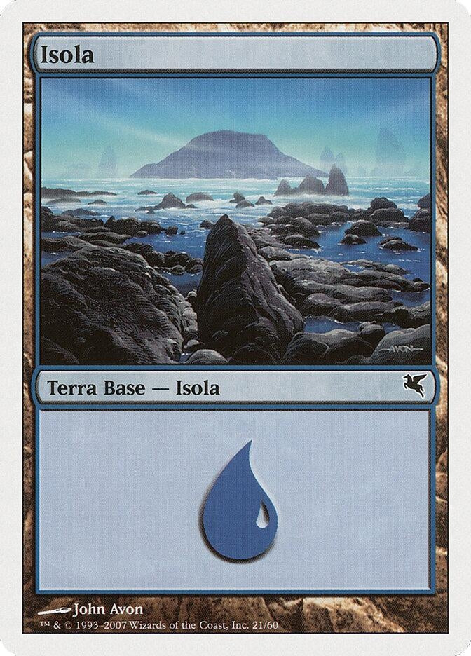 Island (Italian) - "Isola" (E21) (E21) (Magic Encyclopedia 2005 (Salvat/Hachette))