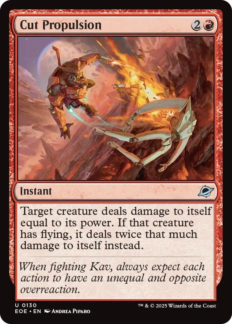 Cut Propulsion (130) (Edge of Eternities)