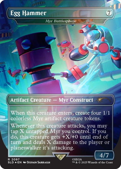 Egg Hammer - Myr Battlesphere (Rainbow Foil) (2097) (Secret Lair Drop Series)