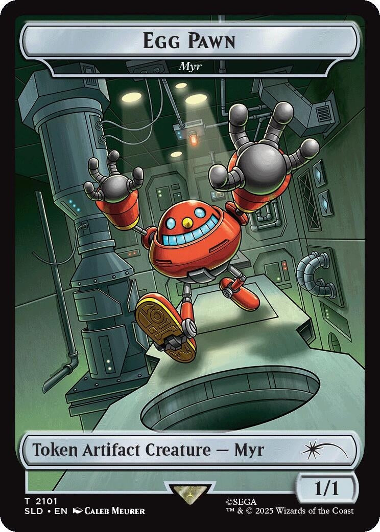Egg Pawn - Myr Token (2101) (Secret Lair Drop Series)