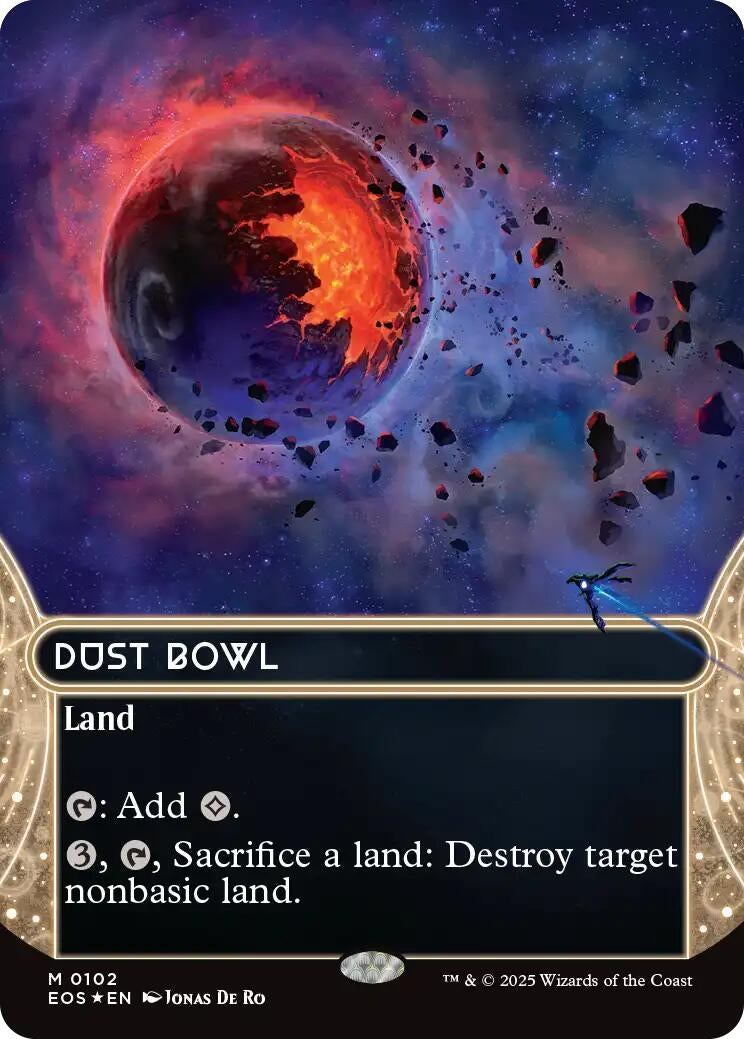 Dust Bowl (0102) (Borderless) (Galaxy Foil) (102) (Edge of Eternities: Stellar Sights)