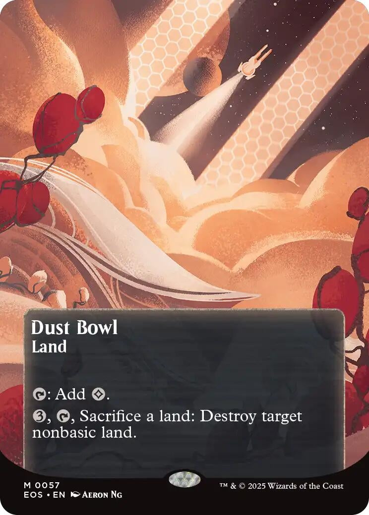 Dust Bowl (0057) (Borderless) (57) (Edge of Eternities: Stellar Sights)