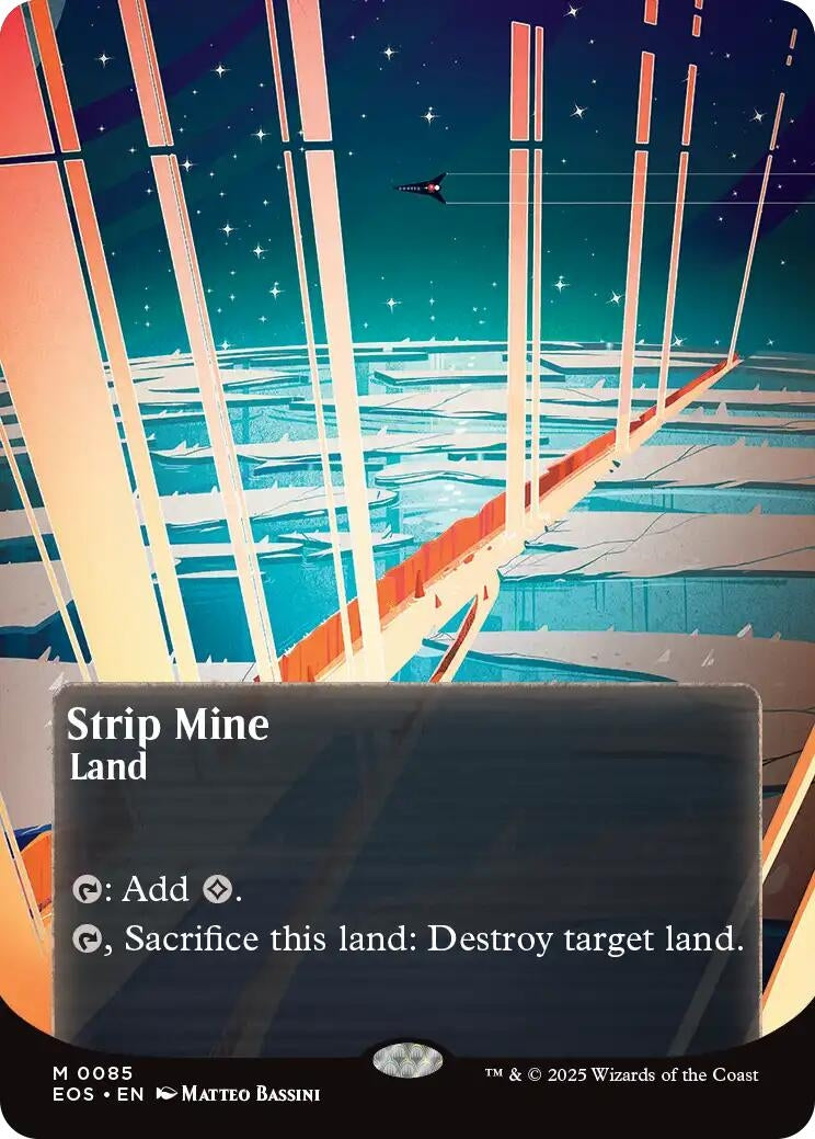 Strip Mine (0085) (Borderless) (85) (Edge of Eternities: Stellar Sights)