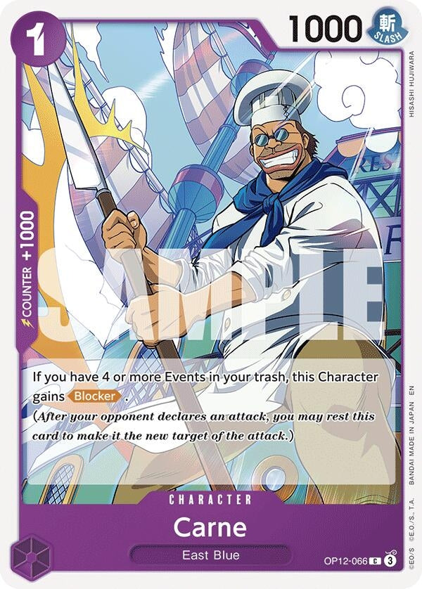 Image for Carne (OP12-066) (Legacy of the Master) - One Piece Card Game