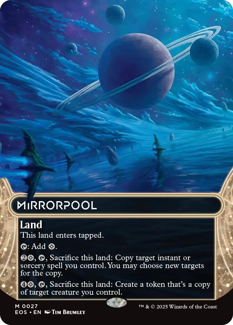 Mirrorpool (0027) (Borderless) (27) (Edge of Eternities: Stellar Sights)