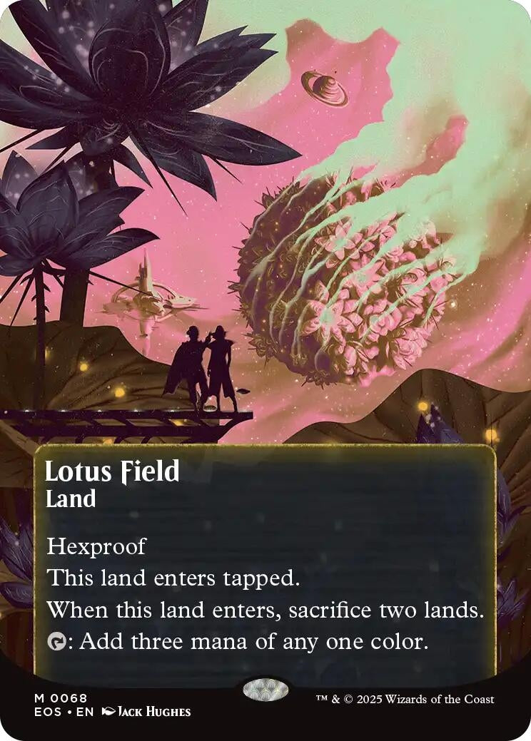 Lotus Field (0068) (Borderless) (68) (Edge of Eternities: Stellar Sights)