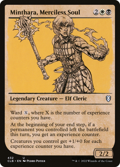 Minthara, Merciless Soul (CLB-432) - Commander Legends: Battle for Baldur's Gate: (Showcase)