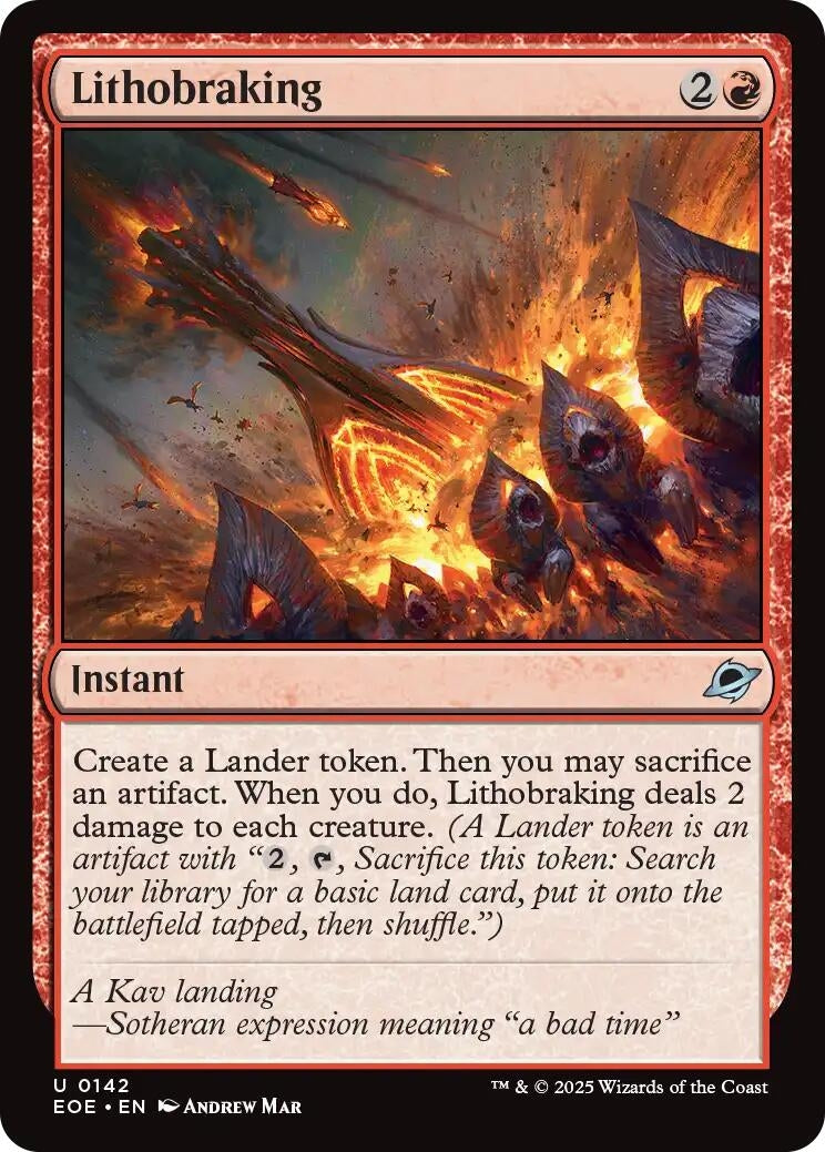 Lithobraking (142) (Edge of Eternities)