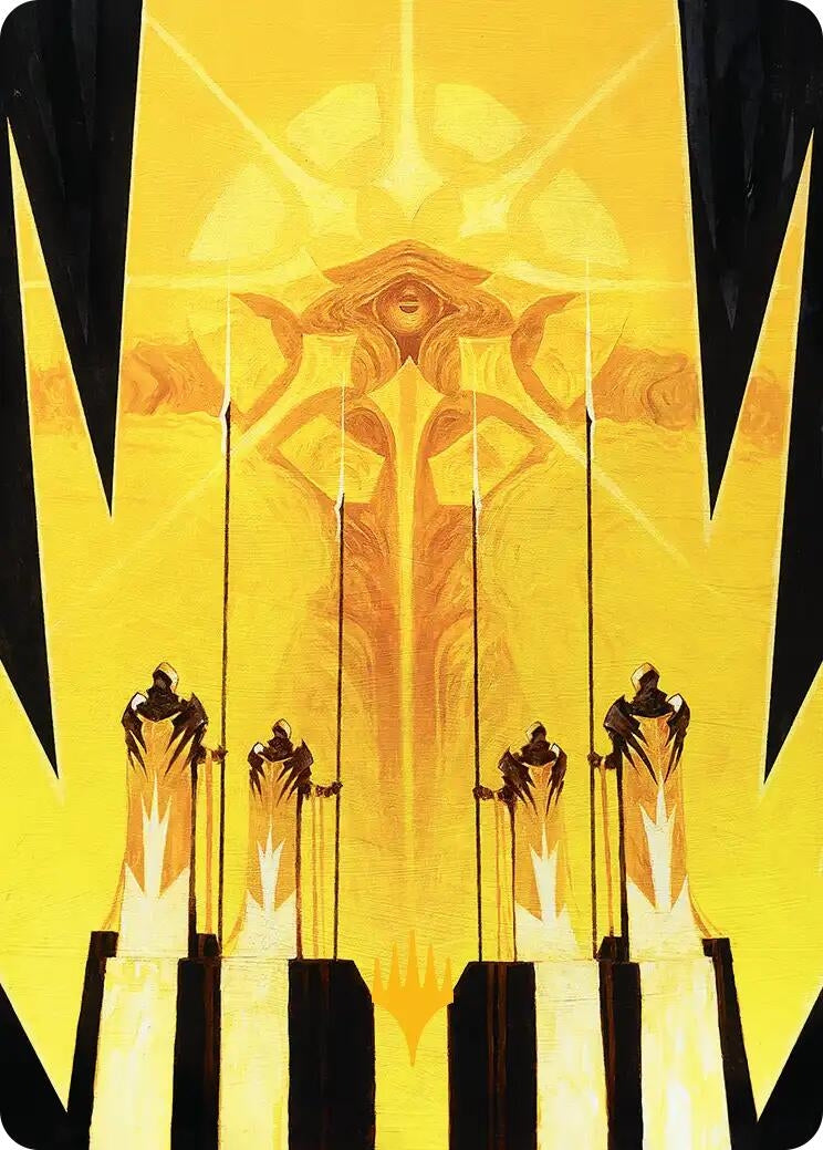 Hardlight Containment Art Card (Gold-Stamped Planeswalker Symbol) (4) (Art Series: Edge of Eternities)