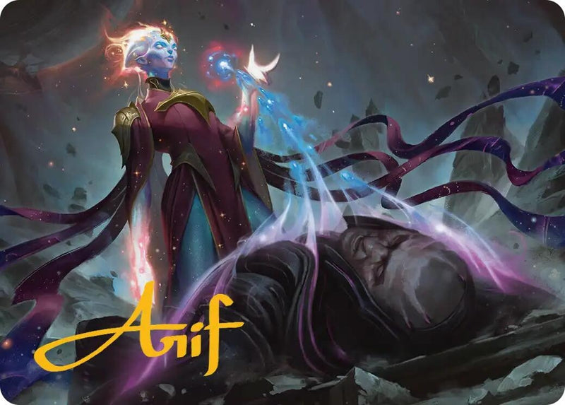 Lightstall Inquisitor Art Card (Gold-Stamped Signature) (5) (Art Series: Edge of Eternities)