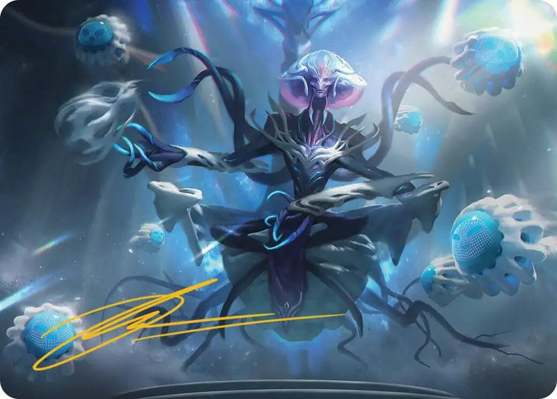 Mm'menon, the Right Hand Art Card (Gold-Stamped Signature) (8) (Art Series: Edge of Eternities)