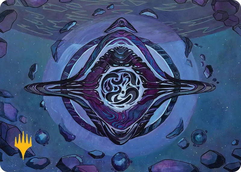 Archenemy's Charm Art Card (Gold-Stamped Planeswalker Symbol) (11) (Art Series: Edge of Eternities)