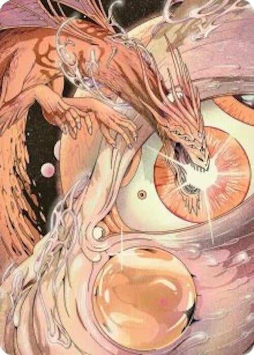 Nova Hellkite Art Card (40/54) (40) (Art Series: Edge of Eternities)