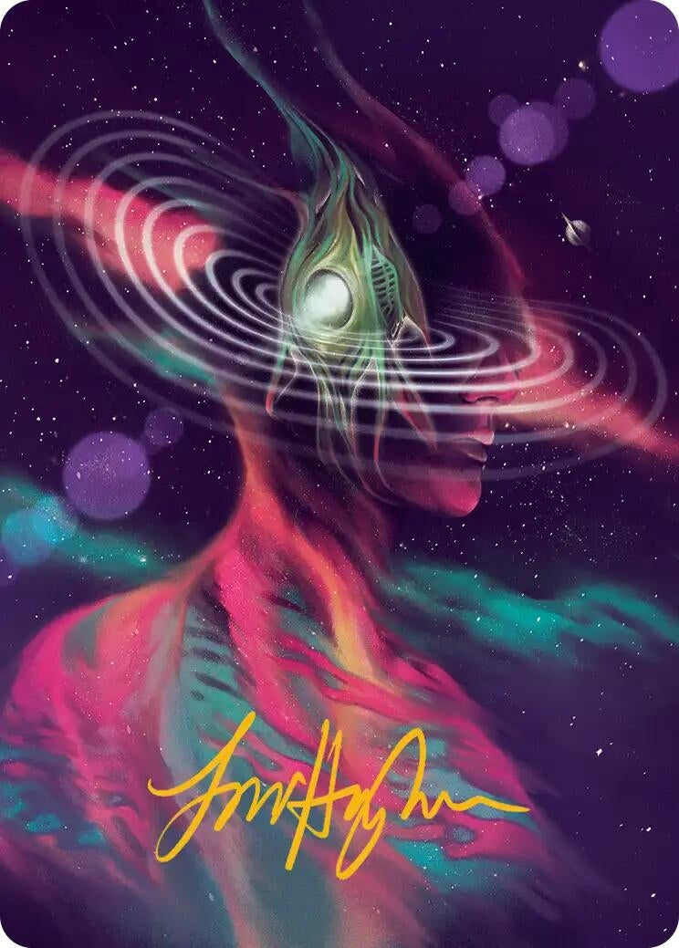 Terrasymbiosis Art Card (Gold-Stamped Signature) (41) (Art Series: Edge of Eternities)