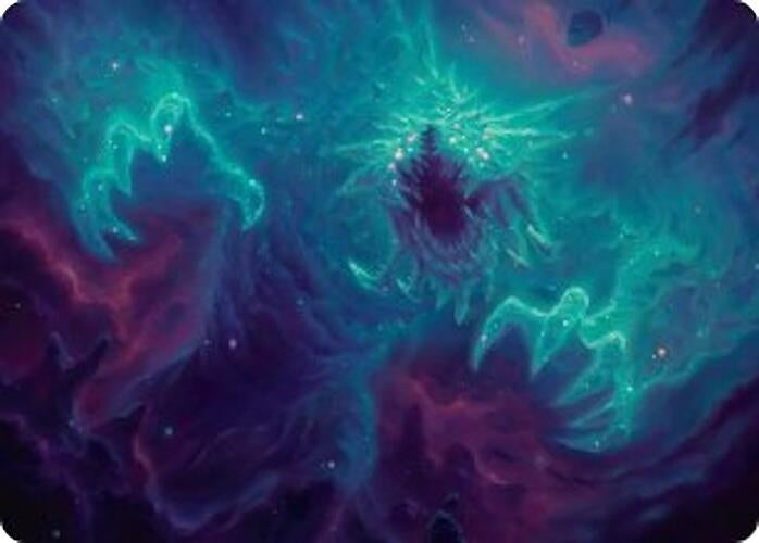 Cosmogoyf Art Card (24) (Art Series: Edge of Eternities)