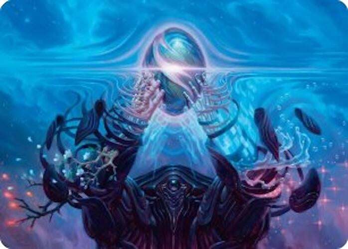 The Endstone Art Card (28) (Art Series: Edge of Eternities)