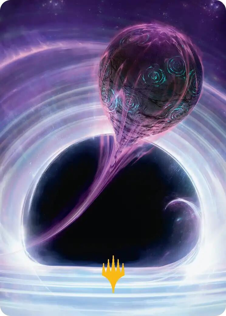Susur Secundi, Void Altar Art Card (Gold-Stamped Planeswalker Symbol) (33) (Art Series: Edge of Eternities)