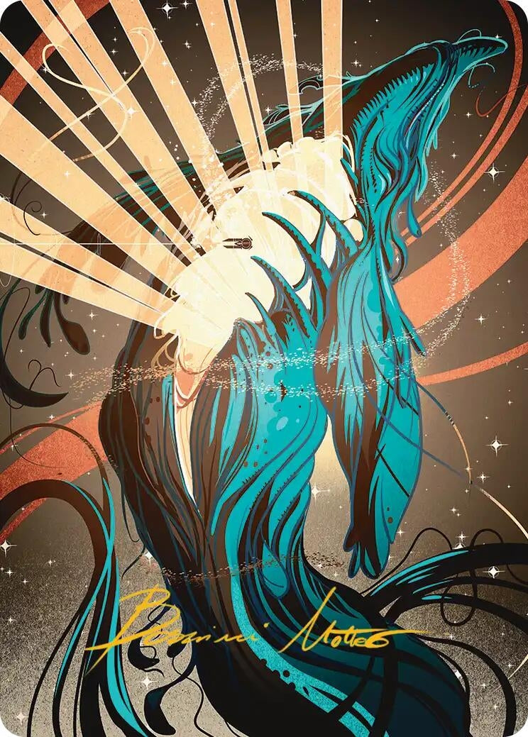 Swarmyard Art Card (Gold-Stamped Signature) (54) (Art Series: Edge of Eternities)