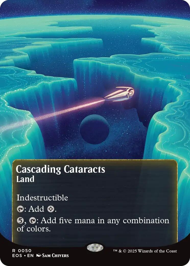 Cascading Cataracts (0050) (Borderless) (50) (Edge of Eternities: Stellar Sights)