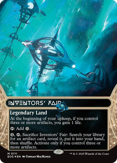 Inventors' Fair (0111) (Borderless) (Galaxy Foil) (111) (Edge of Eternities: Stellar Sights)