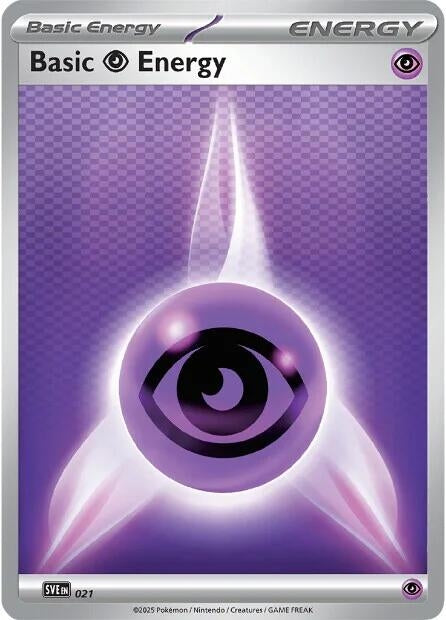Image for Basic Psychic Energy - 021 (021) (SVE: Scarlet & Violet Energies) - Pokemon