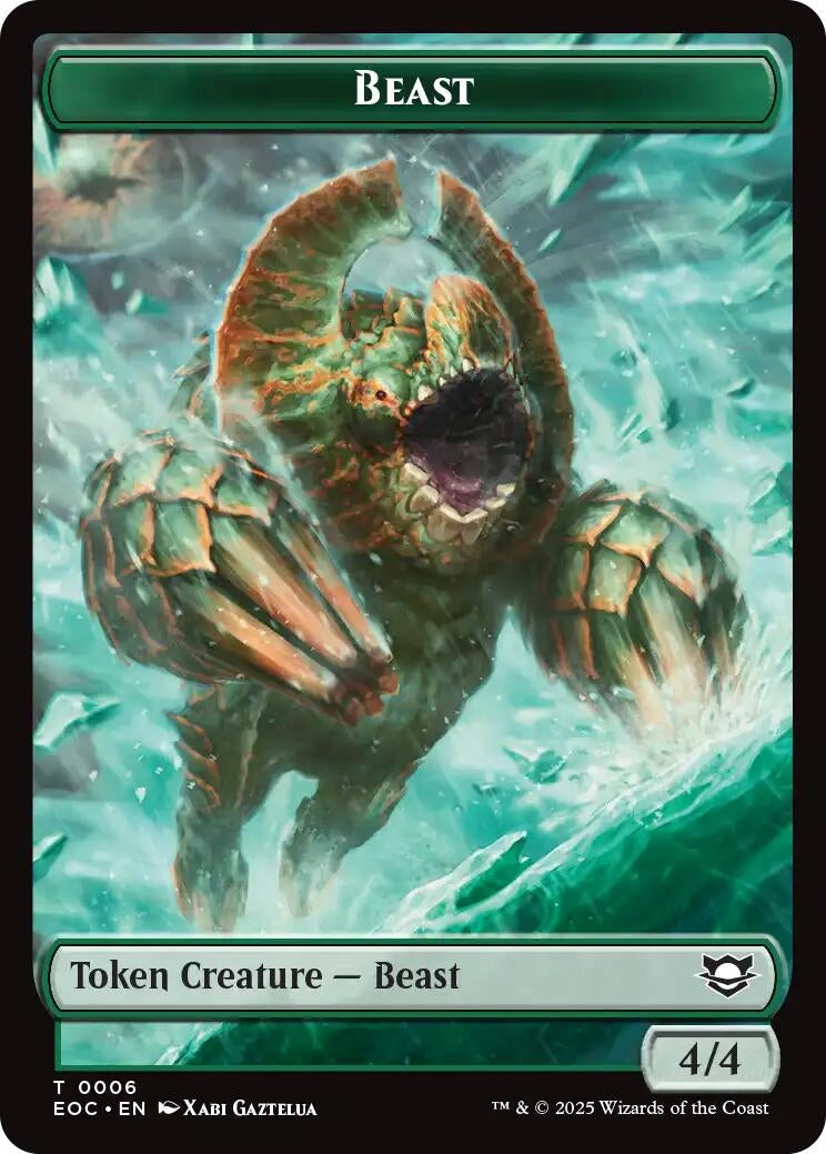 Beast (0006) // Pest Double-Sided Token (6 // 9) (Commander: Edge of Eternities)
