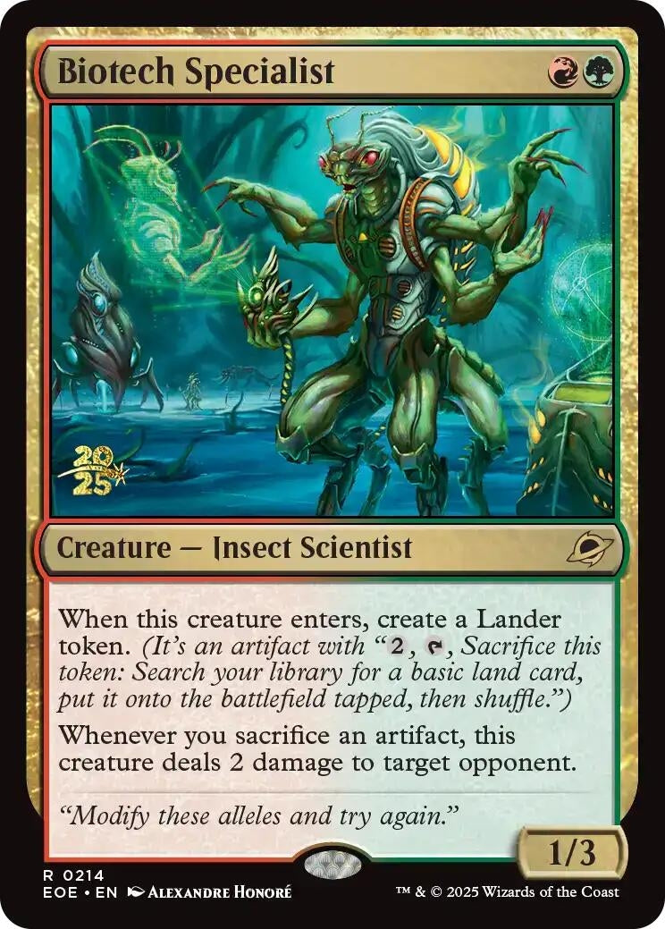 Biotech Specialist (214) (Prerelease Cards)