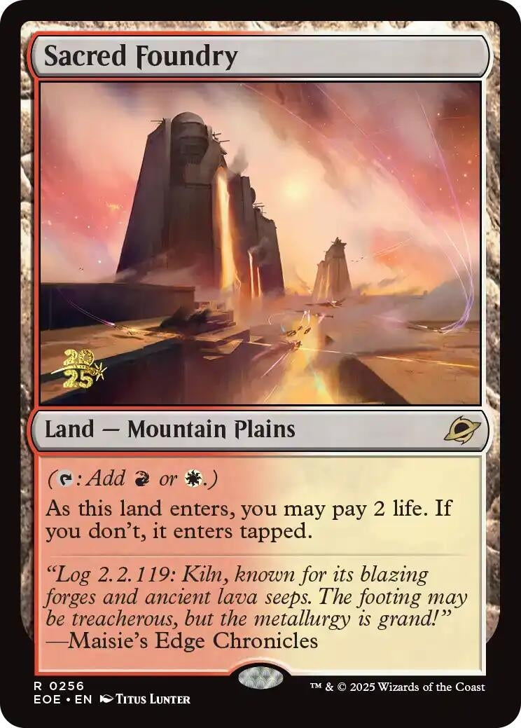 Sacred Foundry (256) (Prerelease Cards)