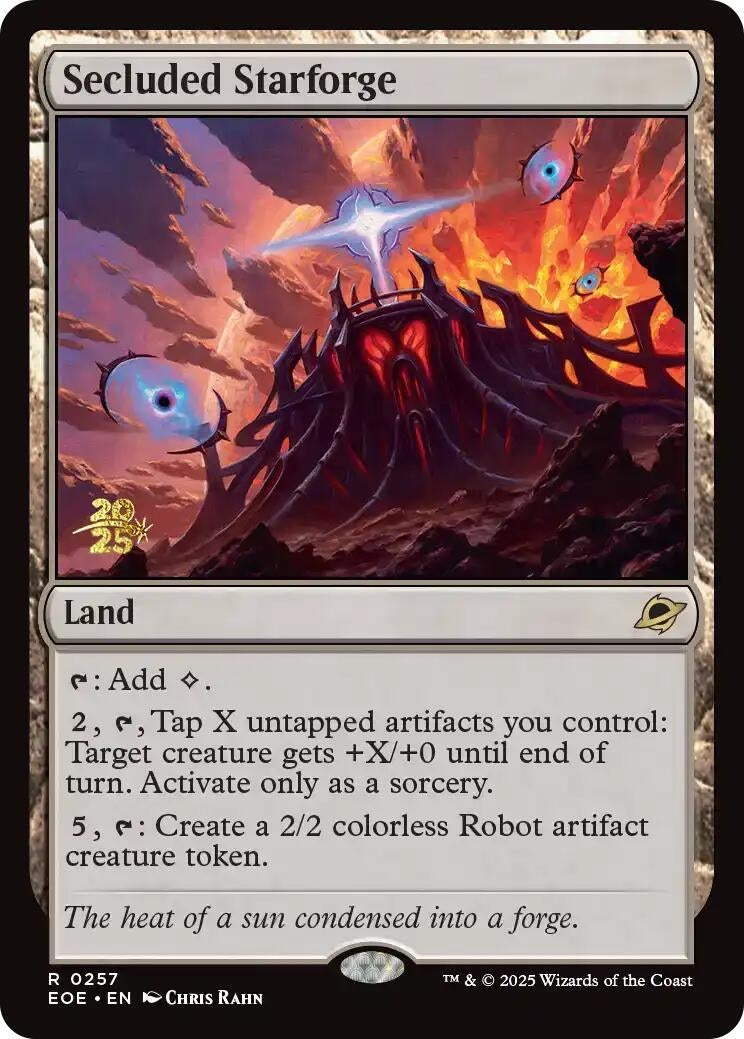 Secluded Starforge (257) (Prerelease Cards)