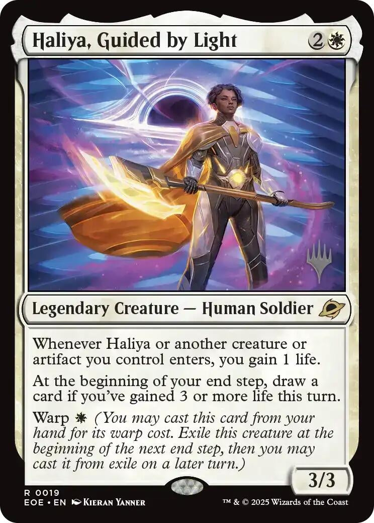 Haliya, Guided by Light (19) (Promo Pack: Edge of Eternities)
