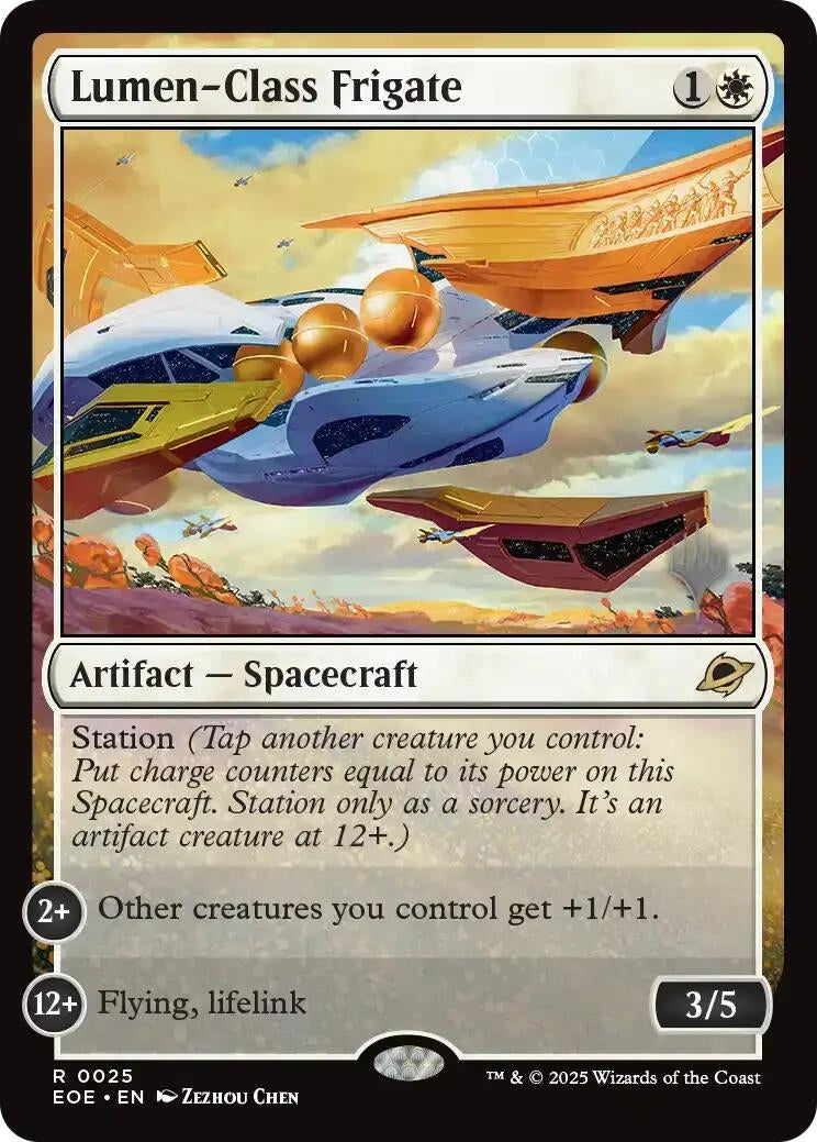 Lumen-Class Frigate (25) (Promo Pack: Edge of Eternities)