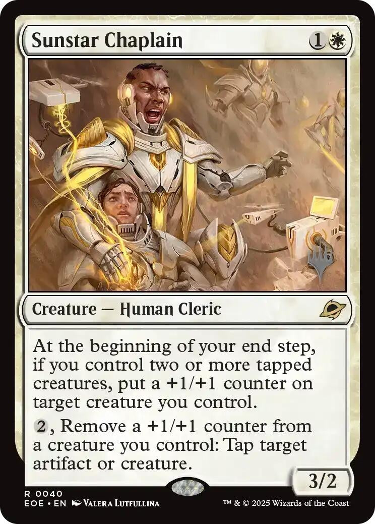 Sunstar Chaplain (40) (Promo Pack: Edge of Eternities)