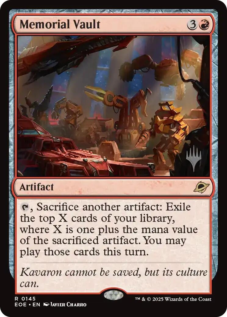 Memorial Vault (145) (Promo Pack: Edge of Eternities)