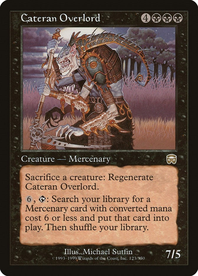 Cateran Overlord (123) (Mercadian Masques)