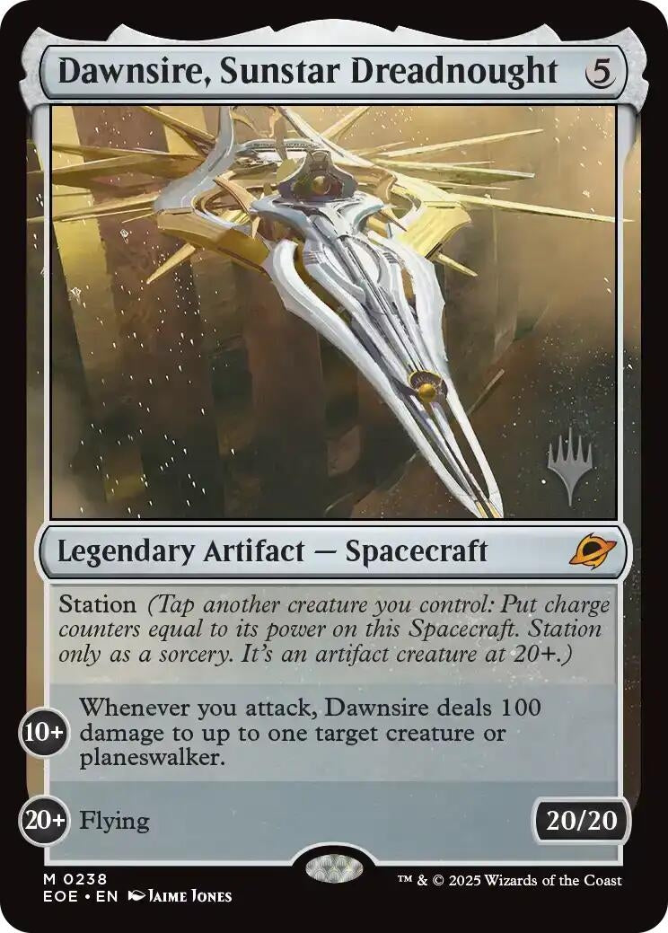 Dawnsire, Sunstar Dreadnought (238) (Promo Pack: Edge of Eternities)
