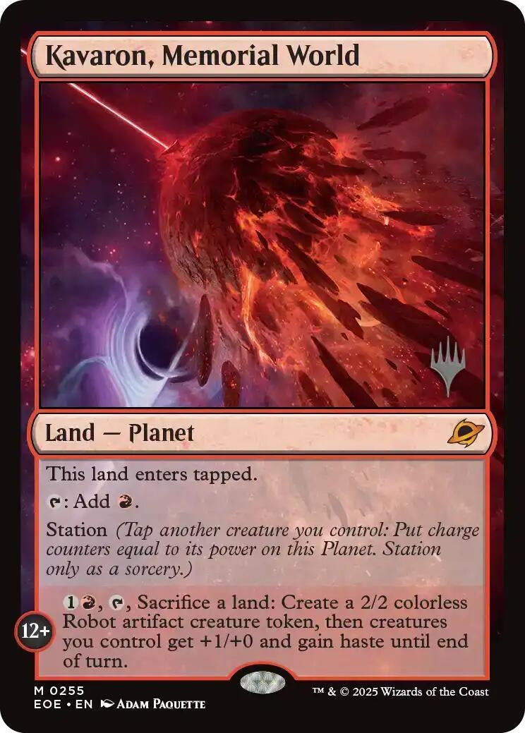Kavaron, Memorial World (255) (Promo Pack: Edge of Eternities)