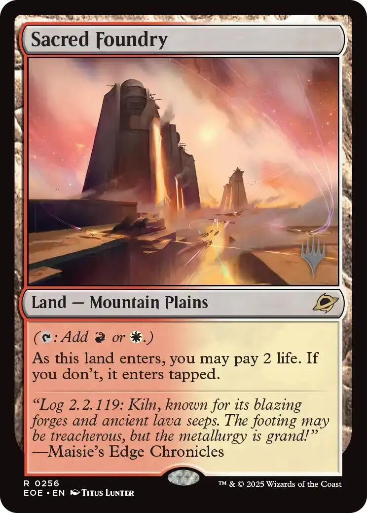 Sacred Foundry (256) (Promo Pack: Edge of Eternities)