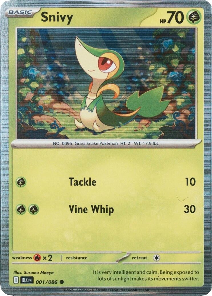 Image for Snivy - 001/086 (Unova Poster Collection) (001/086) (Miscellaneous Cards & Products) - Pokemon