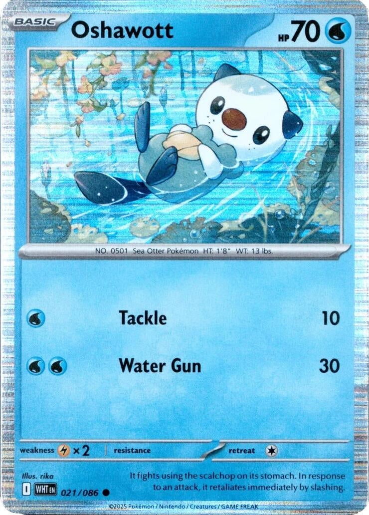 Image for Oshawott - 021/086 (Unova Poster Collection) (021/086) (Miscellaneous Cards & Products) - Pokemon