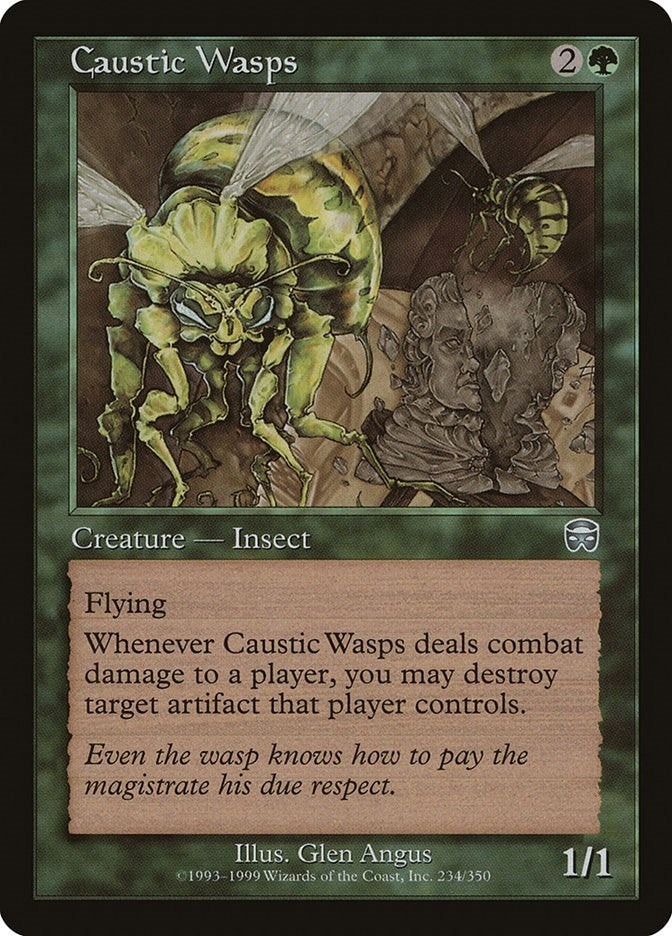 Caustic Wasps (234) (Mercadian Masques)