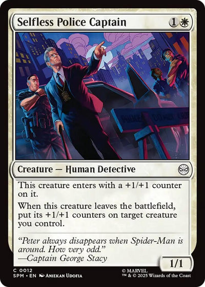Selfless Police Captain (12) (Marvel's Spider-Man) (SPM)