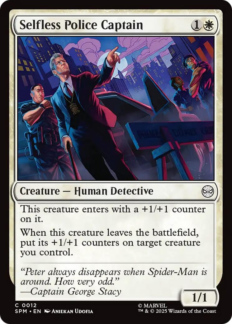 Selfless Police Captain (12) (Marvel's Spider-Man) (SPM)