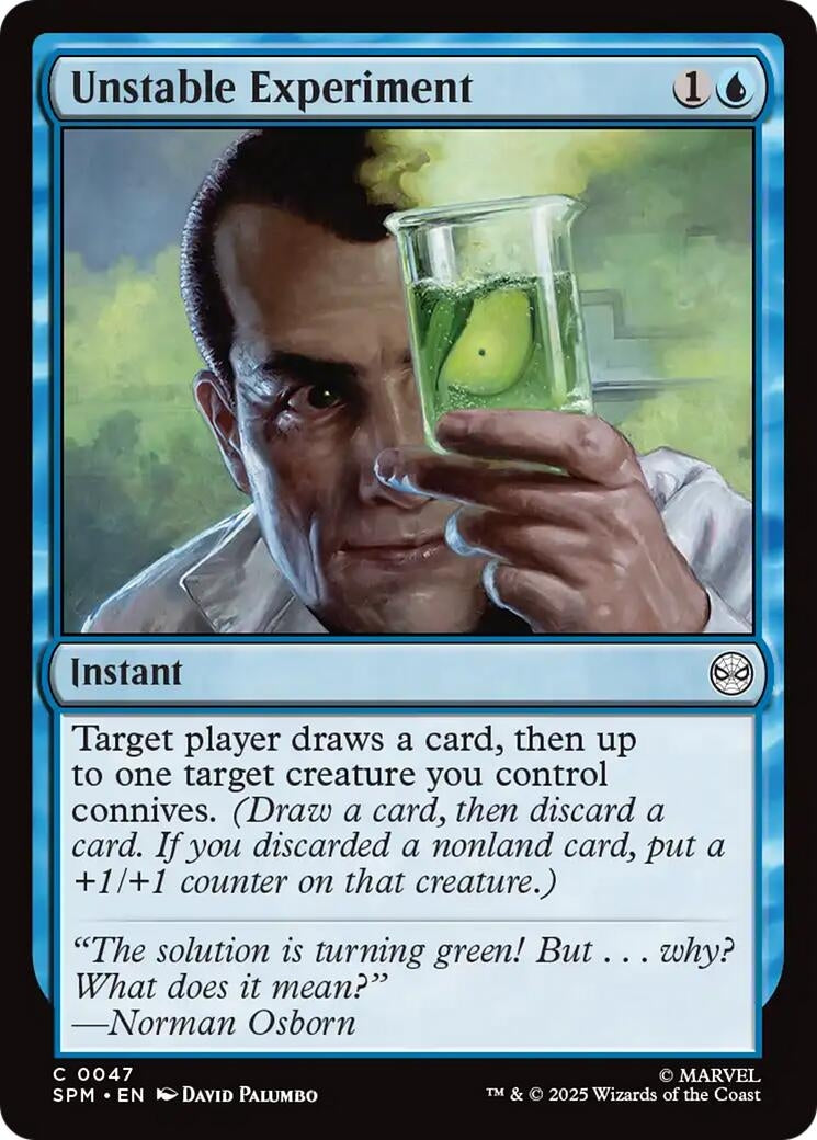 Unstable Experiment (47) (Marvel's Spider-Man) (SPM)