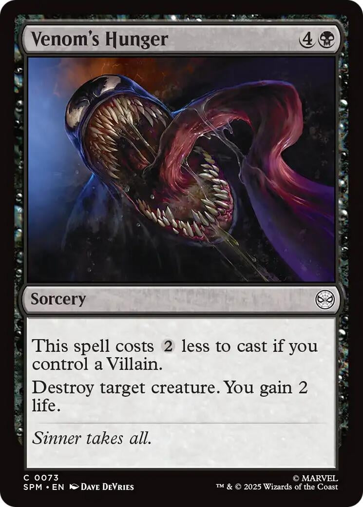 Venom's Hunger (73) (Marvel's Spider-Man) (SPM)